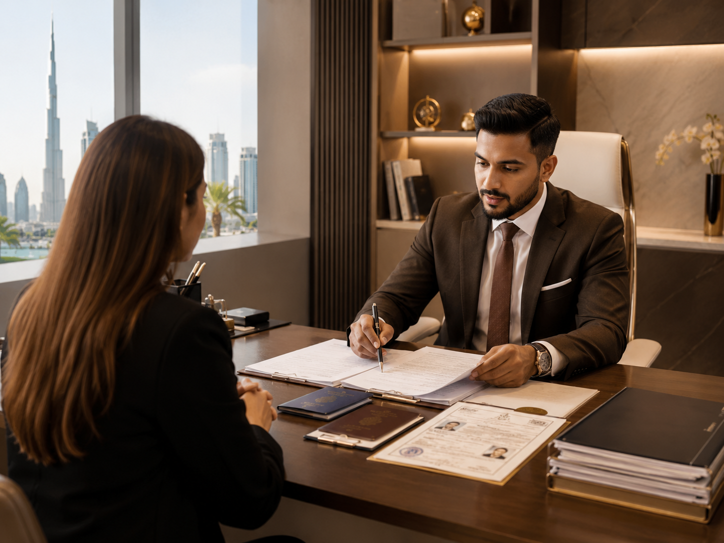 Replaceable business setup image